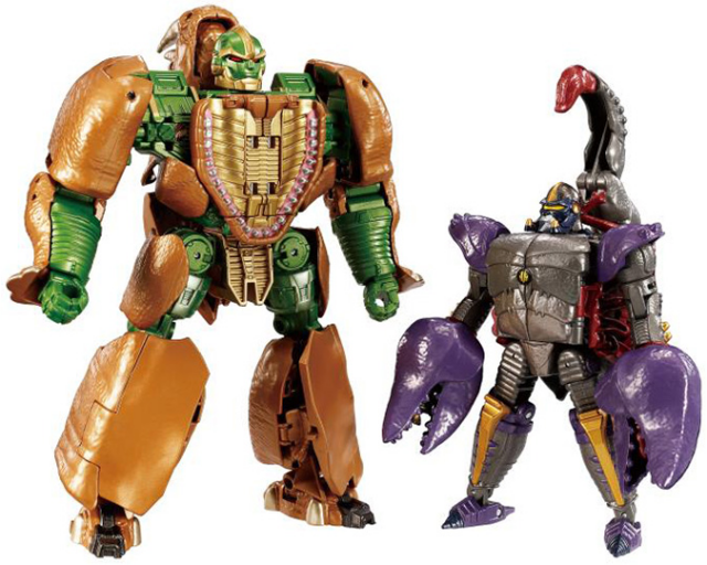 Transformers Beast Wars Rhinox and Scorponok Two-Pack Premium Finish