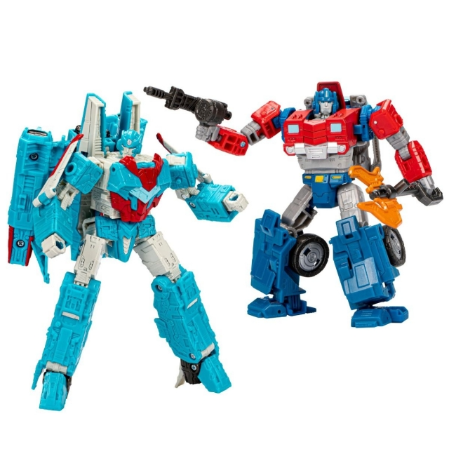 TRANSFORMERS: LEGACY EVOLUTION SENATOR SHOCKWAVE VOYAGER CLASS AND DATA CLERK ORION PAX DELUXE CLASS HUMBLE ORIGINS 2-PACK