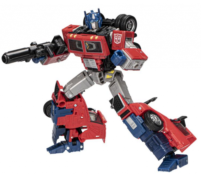 TRANSFORMERS GENERATIONS OPTIMUS PRIME VOLVO VNR 300 VOYAGER CLASS