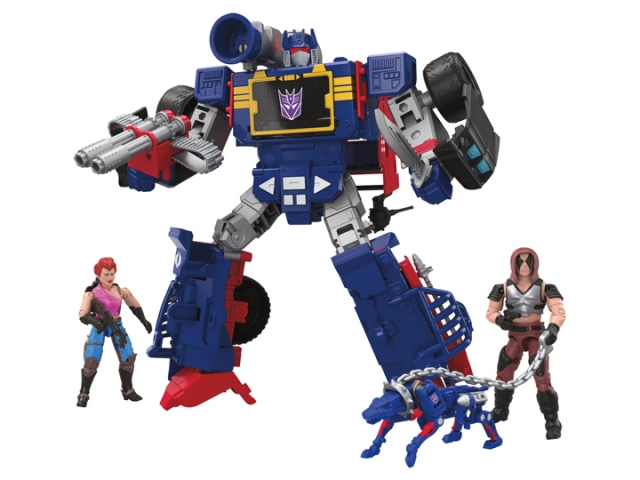 TRANSFORMERS COLLABORATIVE DECEPTICON SOUNDWAVE DREADNOK THUNDER MACHINE FIGURE SET