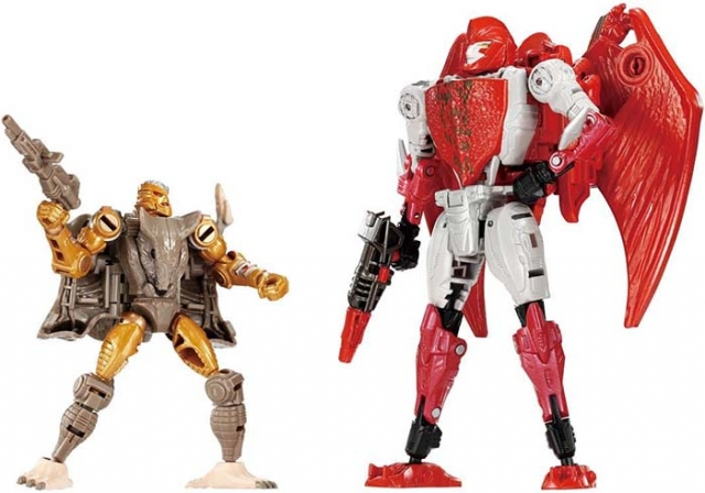 TRANSFORMERS BEAST WARS RATTRAP AND TERRORSAUR TWO-PACK PREMIUM FINISH