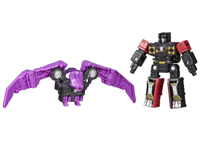 TRANSFORMERS GENERATIONS WAR FOR CYBERTRON SOUNDWAVE SPY PATROL 2 PACK RUMBLE & RATBAT MICROMASTER SCALE