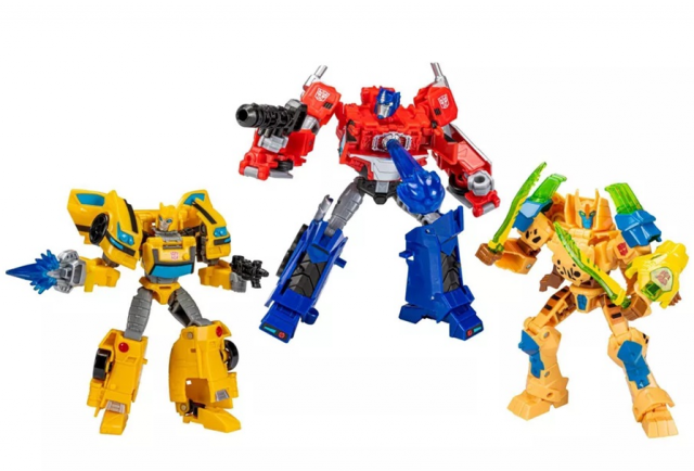 Transformers Generations Buzzworthy Bumblebee Heroes of Cybertron 3-Pack Deluxe Class