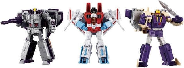 Transformers Dramatic Capture Triple Takeover Set of 3 Premium Finish