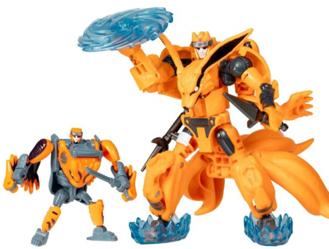 Transformers Collaborative Naruto Shippuden Kurama and Gamakichi Set of 2