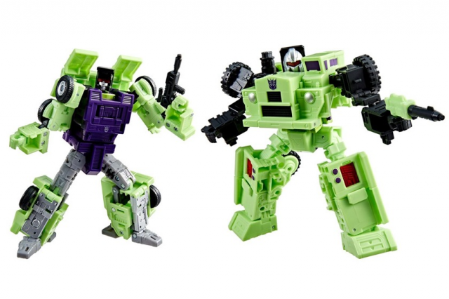 Transformers Studio Series Constructicons Long Haul and Hook Commander Class
