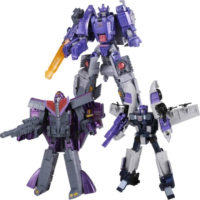 Transformers Henkei Classics Decepticon Specialists Galvatron Octane Astrotrain 3-Pack