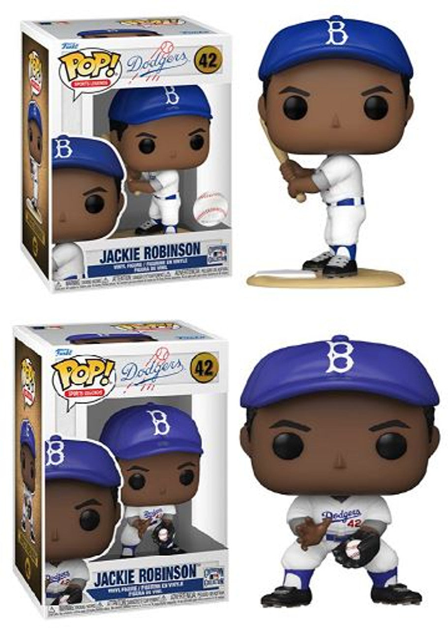 MLB Pop! Sports Legends Combo 2 Jackie Robinson & Brooklyn Dodgers