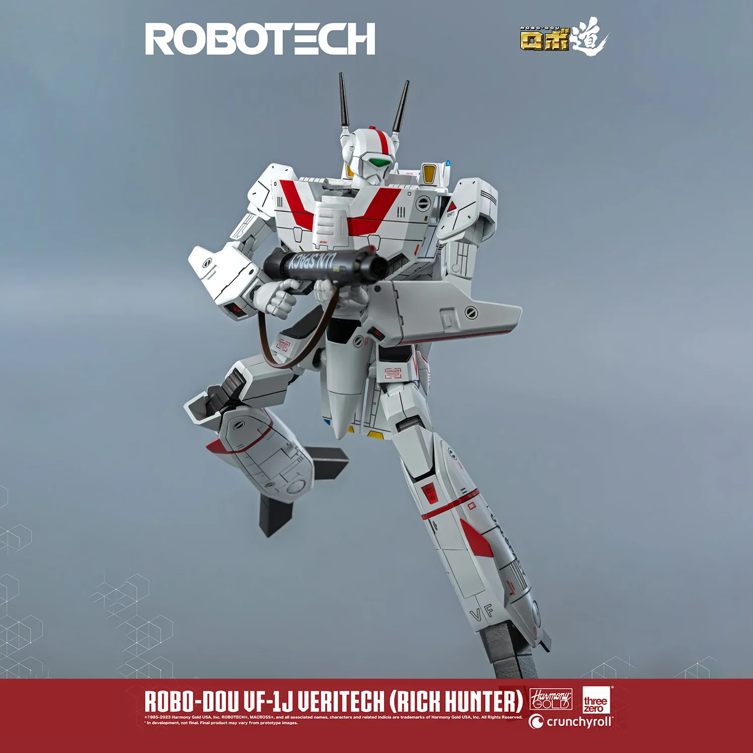 Robotech ROBO-DOU VF-1J Veritech Rick Hunter Action Figure