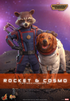 Marvel Guardians of the Galaxy Vol 3 Rocket and Cosmo 1/6 Scale Collectible Figure Set
