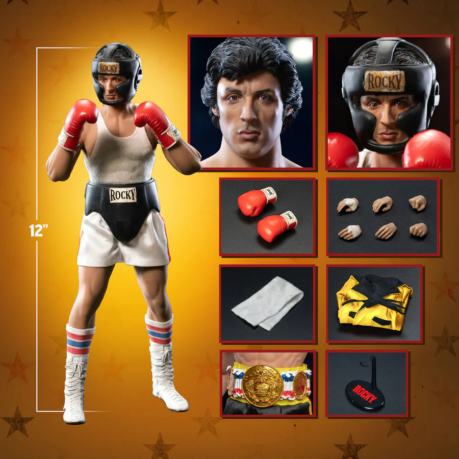Rocky Balboa Boxer Version Deluxe 1/6 Scale 12" Collectible Figure