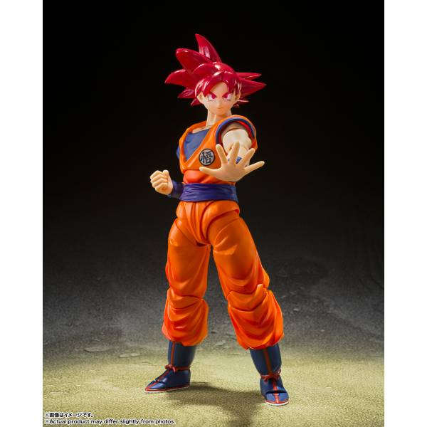 S.H.FIGUARTS Dragon Ball Super Son Goku SSJ God Saiyan God Of Virtue Ver