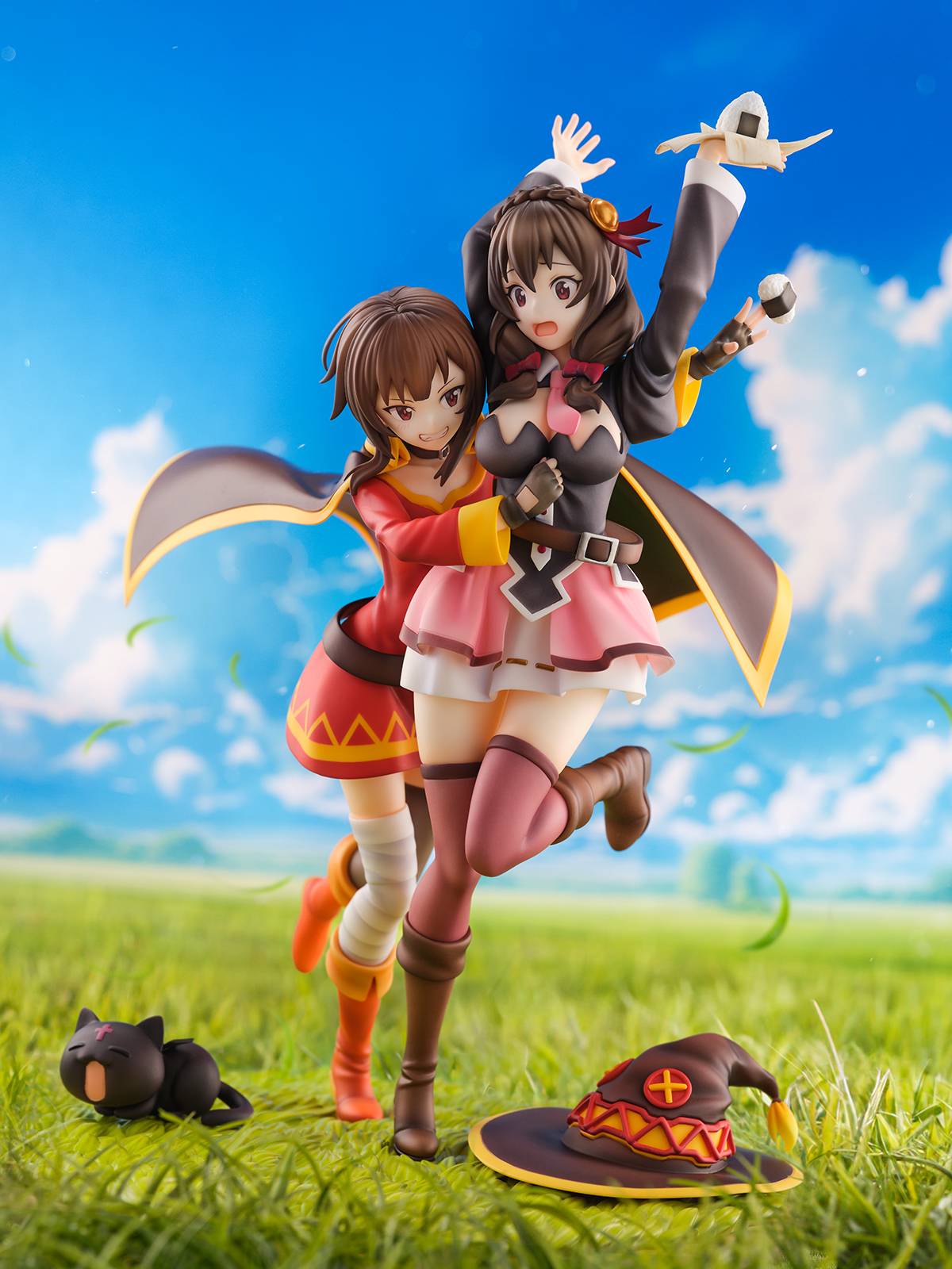 Shibuya Scramble Figure Kono Subarashii Sekai ni Bakuen o! Chomusuke & Megumin & Yunyun Futari wa Tomodachi Ver