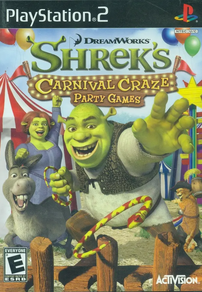 Shrek's Carnival Craze Party Games Playstation 2