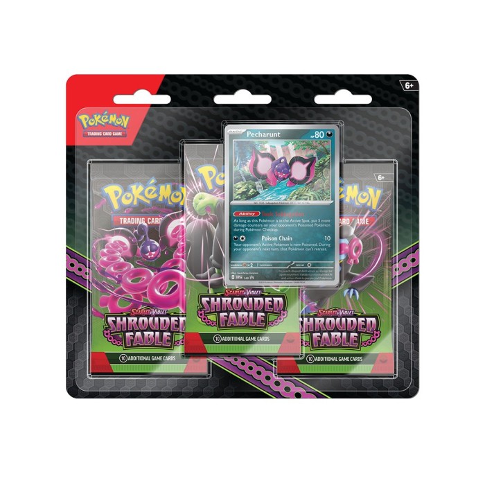 Pokemon Scarlet & Violet Shrouded Fable 3-Pack Blister