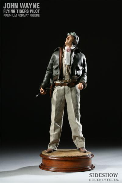 Sideshow Collectibles Premium Format Figure John Wayne Flying Tiger Pilot