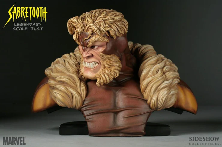 Sideshow Collectibles Marvel Legendary Scale Bust Sabretooth