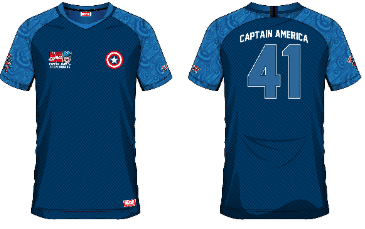 SOCCER JERSEY CAPTAIN AMERICA 41