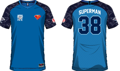 SOCCER JERSEY SUPERMAN 38