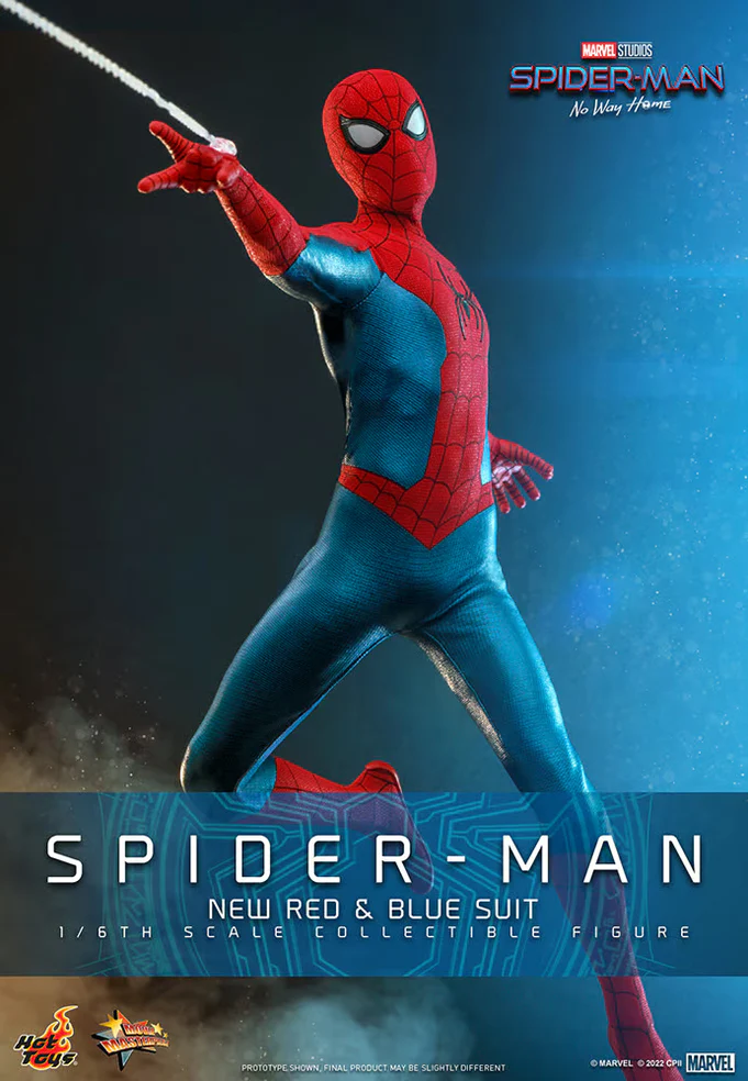 Marvel Spider-Man No Way Home Spider-Man New Red and Blue Suit 1/6 Scale 12" Collectible Figure