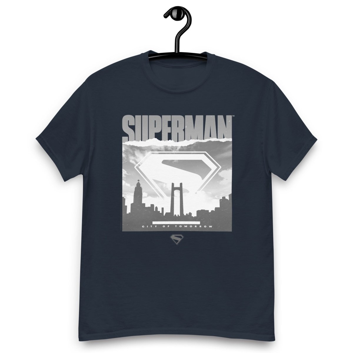 New Superman Movie 2025 Superman City of Tomorrow Skyline Art T-Shirt