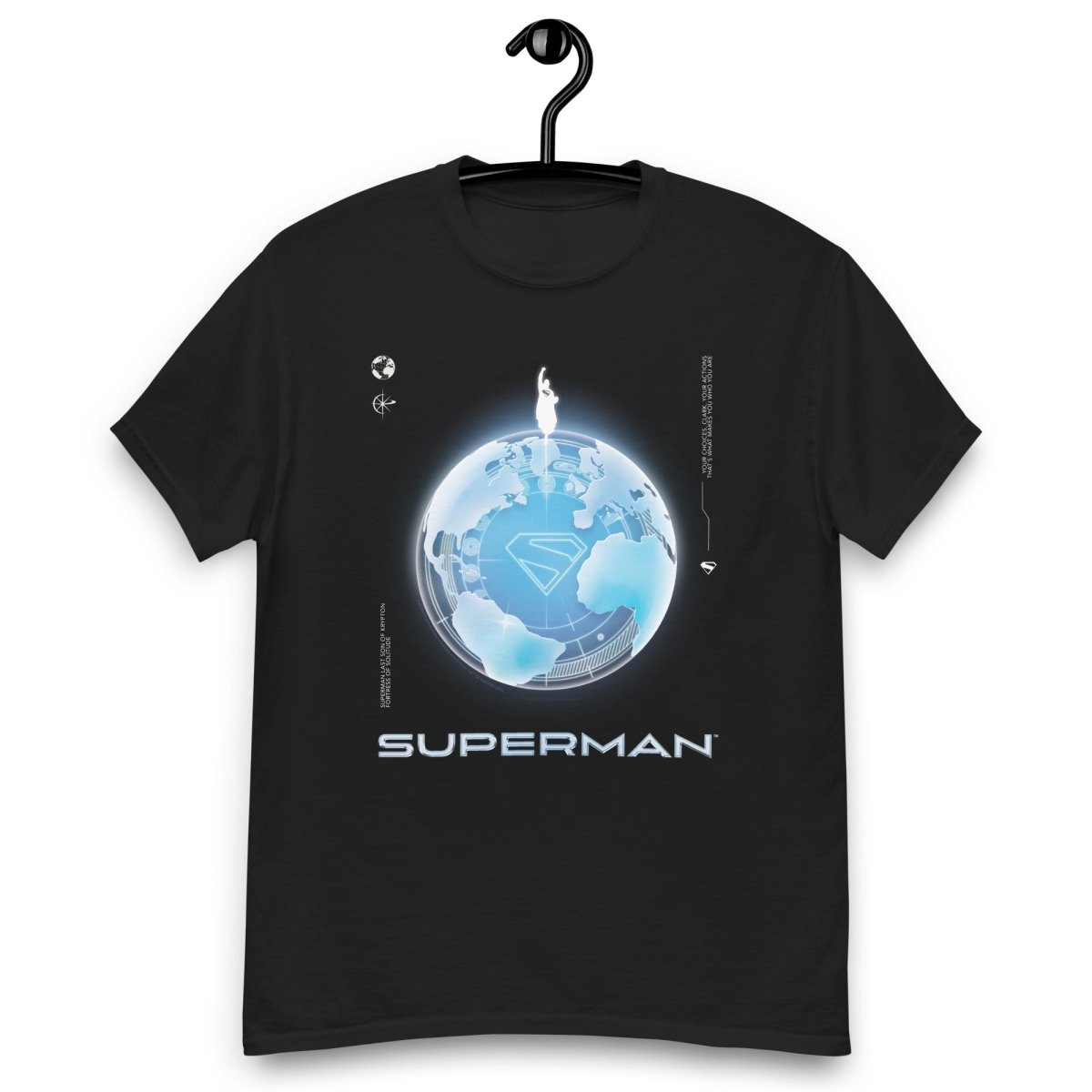 New Superman Movie Superman Globe Vision T-shirt