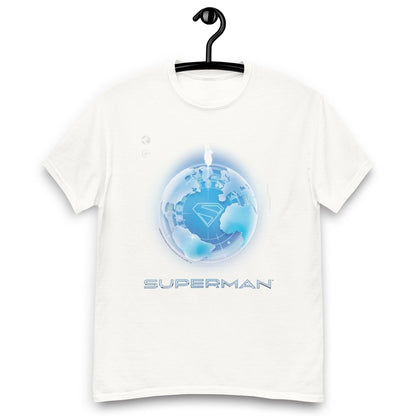 New Superman Movie Superman Globe Vision T-shirt
