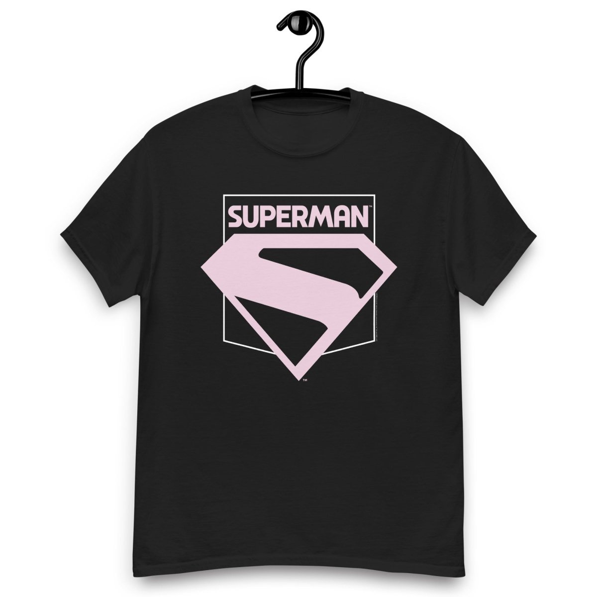 New Superman Movie 2025 Superman Pastel Pink Logo Emblem T-shirt