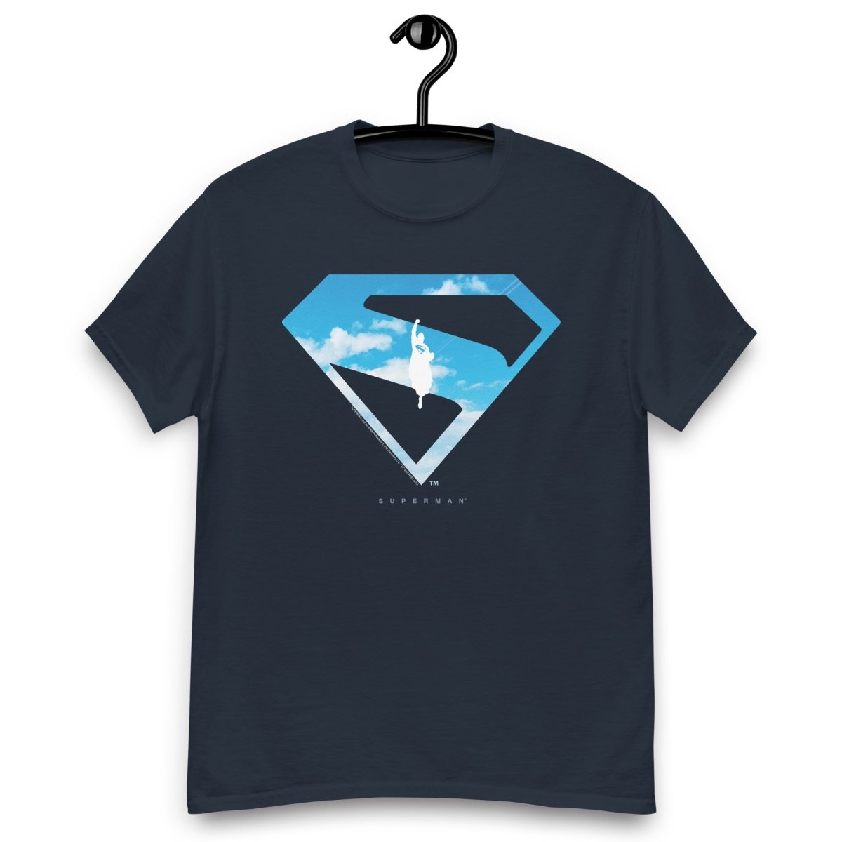 New Superman Movie 2025 Design Superman Silhouette in Sky Logo Art T-shirt