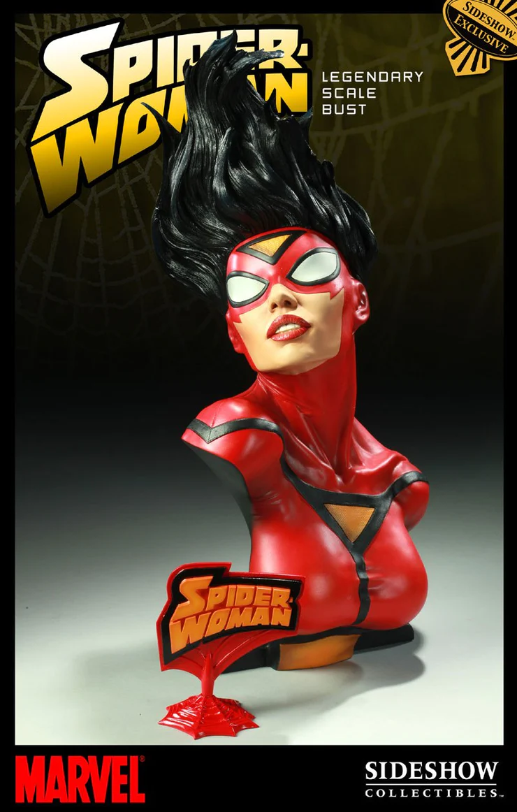 Sideshow Collectibles Marvel Legendary Scale Bust Spider-Woman Exclusive