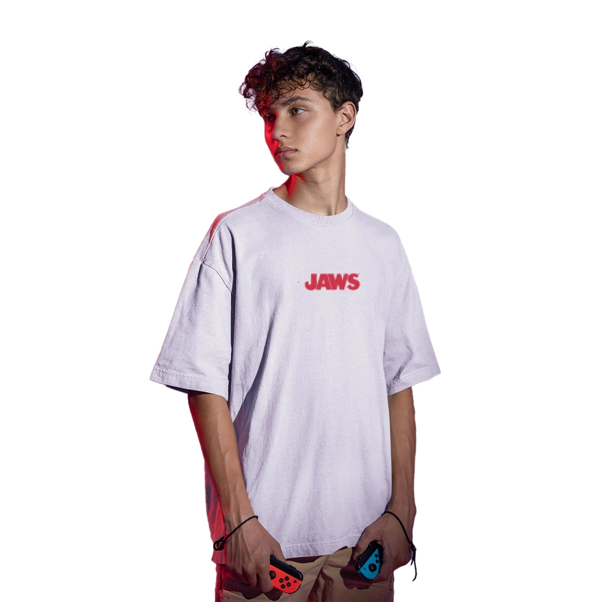 Jaws NO SWIMMING HAZARDOUS AREA T-shirt