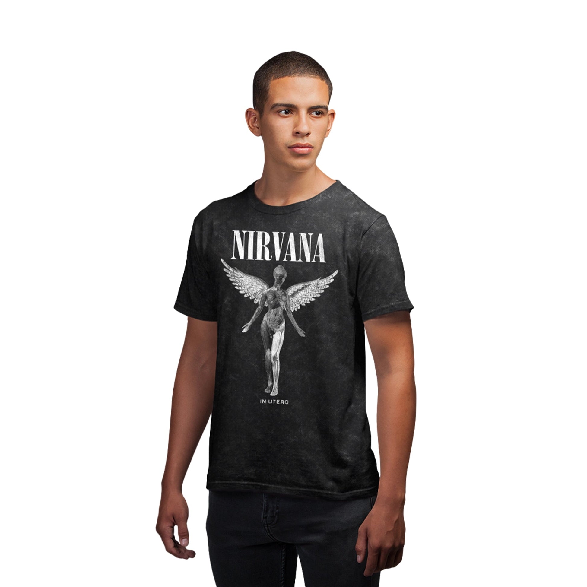 VINTAGE IN UTERO NIRVANA STONE NIRVANA T-shirt
