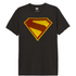 Red & Yellow Flock Logo Superman T-shirt