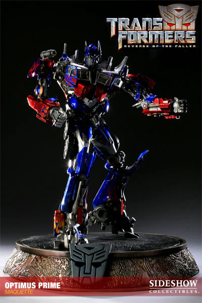 Sideshow Collectibles Transformers Maquette Revenge of the Fallen Optimus Prime