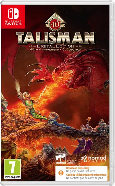 Talisman: 40th Anniversary Collection [Digital Edition] (Code in a box) Nintendo Switch