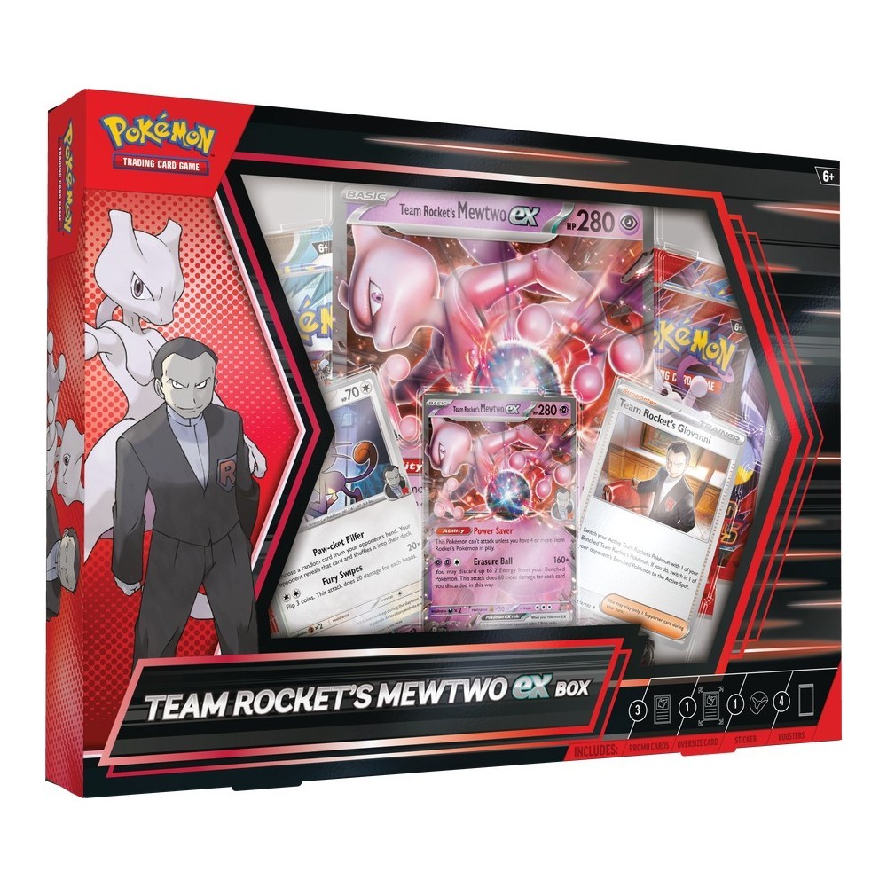 Pokemon Team Rocket's Mewtwo ex Box