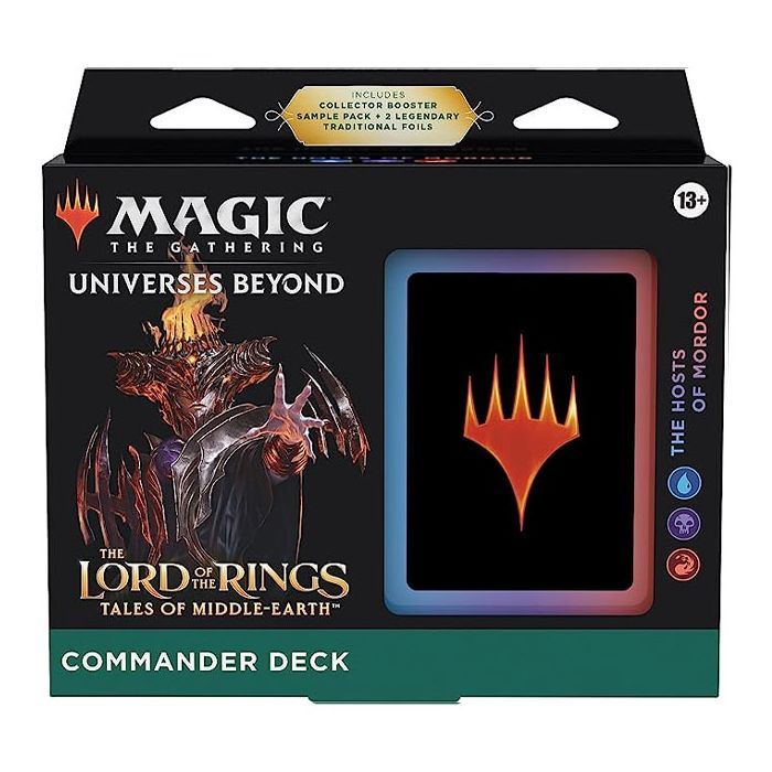 Magic The Gathering The Lord Of The Rings Tales Of Middle-Earth Commander Deck The Hosts Of Mordor