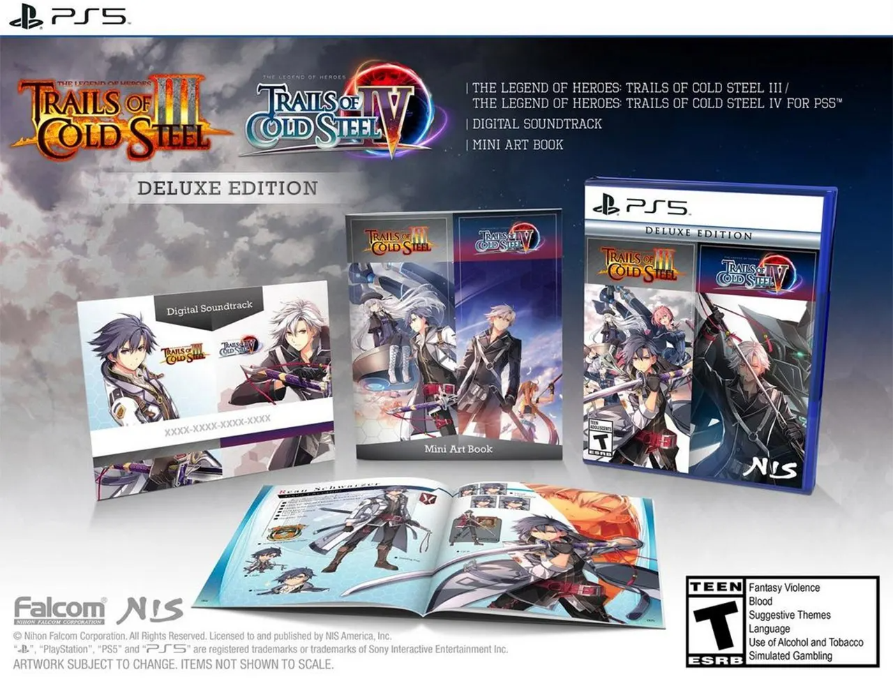 The Legend of Heroes: Trails of Cold Steel III / The Legend of Heroes: Trails of Cold Steel IV [Deluxe Edition] PLAYSTATION 5