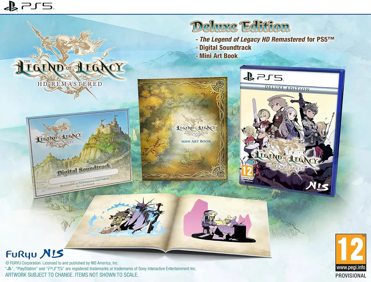 The Legend of Legacy HD Remastered [Deluxe Edition] PLAYSTATION 5