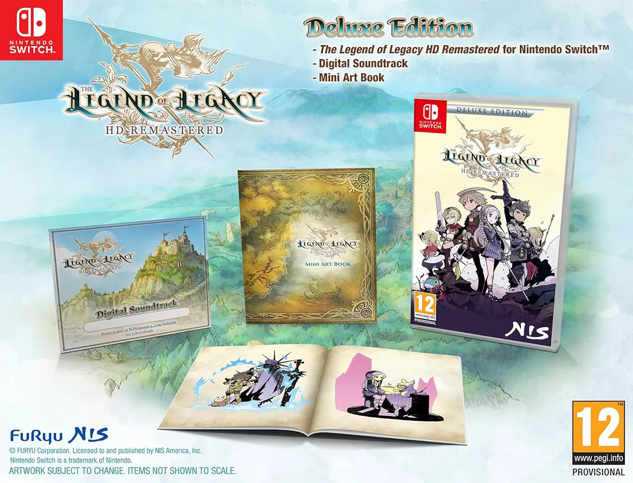 The Legend of Legacy HD Remastered [Deluxe Edition] Nintendo Switch