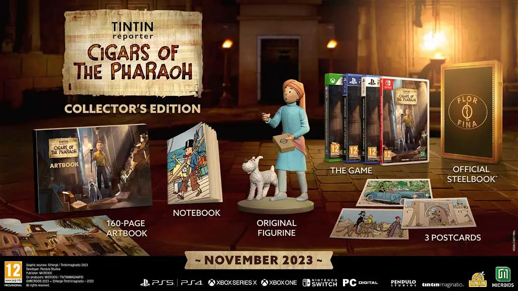 Tintin Reporter: Cigars of the Pharaoh [Collector's Edition] Nintendo Switch