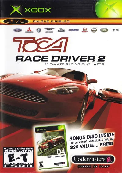 TOCA Race Driver 2 with Colin McRae Rally 04 Xbox