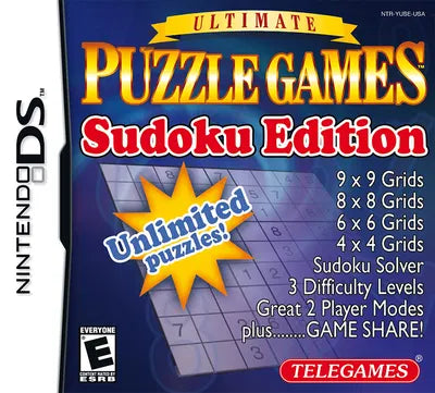 Ultimate Puzzle Games: Sudoku Edition Nintendo DS