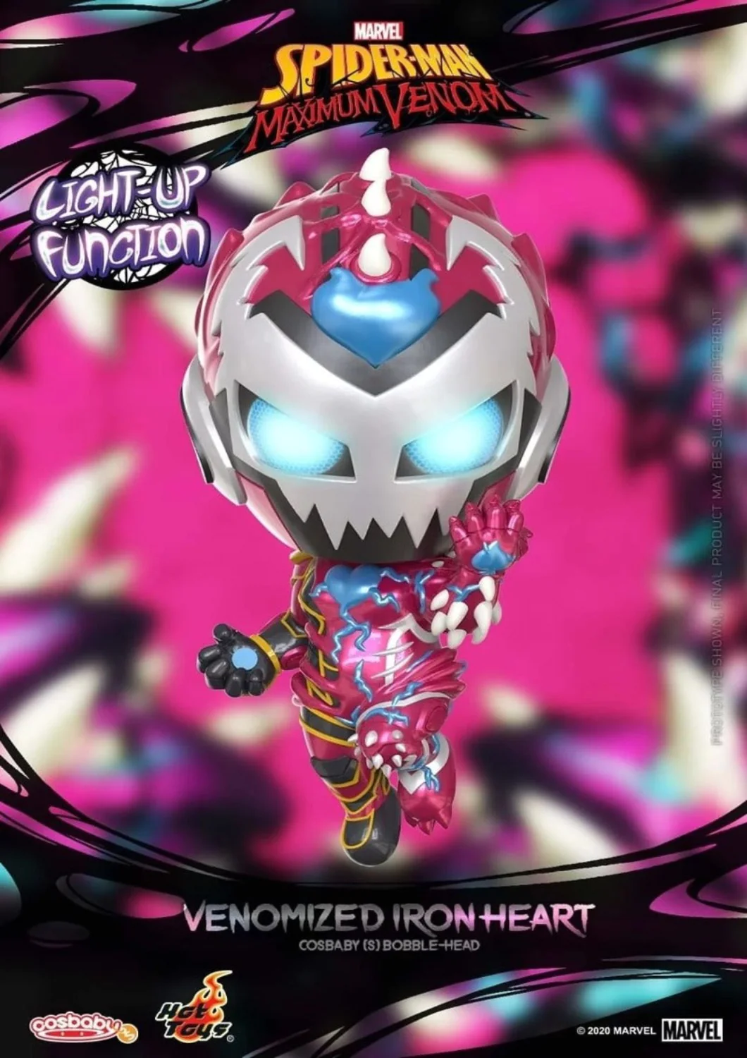 COSBABY VENOMIZED IRON HEART BOBBLE-HEAD