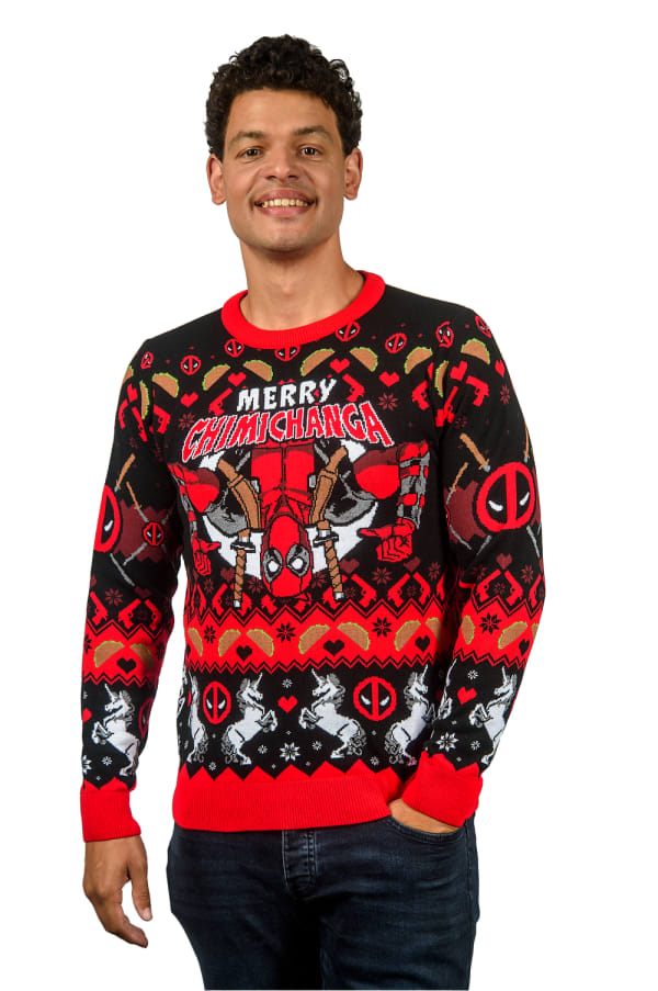 Deadpool Merry Chimichanga Christmas Jumper