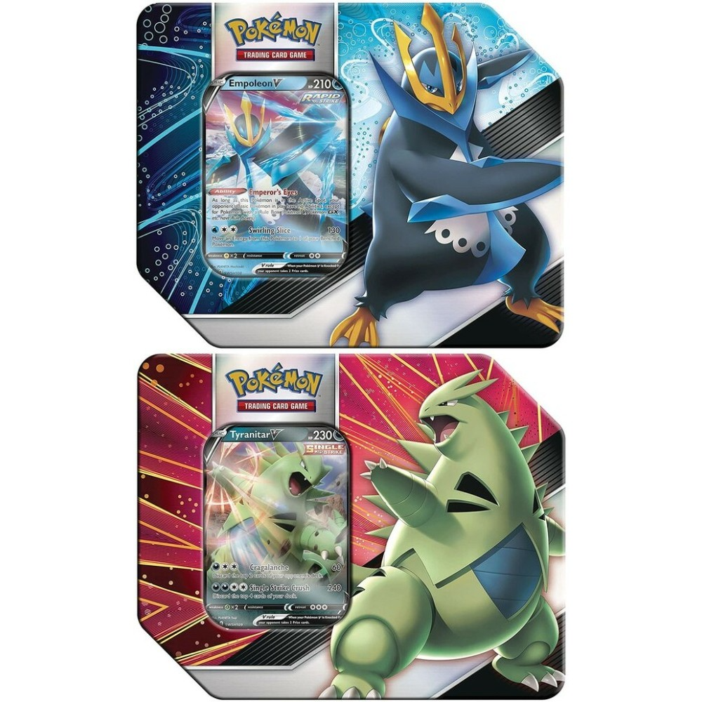 Pokemon V Strikers Tin Pair