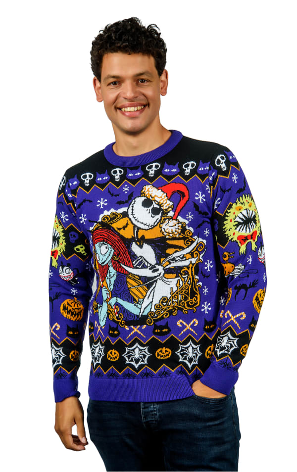 Nightmare Before Christmas Jack and Sally Christmas Jumper