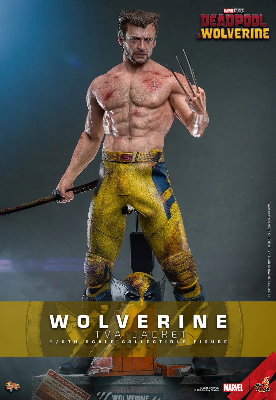 Marvel Comics Deadpool & Wolverine Wolverine TVA Jacket Version 1/6 Scale 12" Collectible Figure