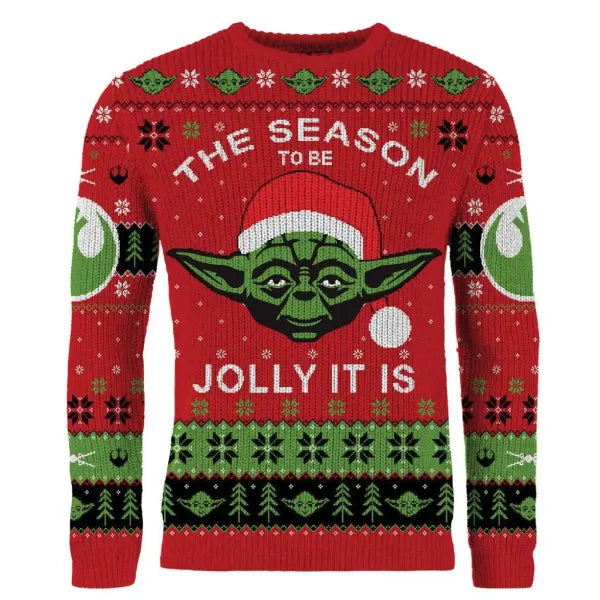 Star Wars Yoda Christmas Jumper