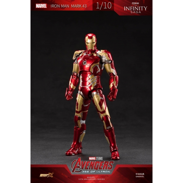 Avengers Age of Ultron Iron Man Mark XLIII 1/10 Scale Action Figure